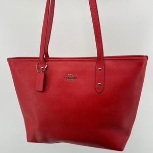 Coach Central Tote Bag with Zipper